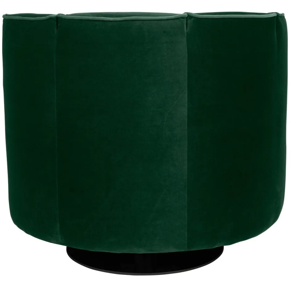 Dutchbone fauteuil Flower donkergroen, foto 5