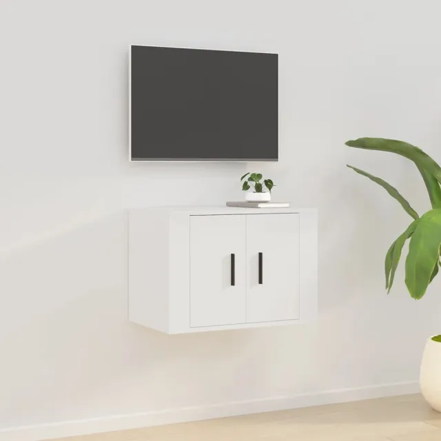 vidaXL Tv-wandmeubel 57x34,5x40 cm wit, foto 2