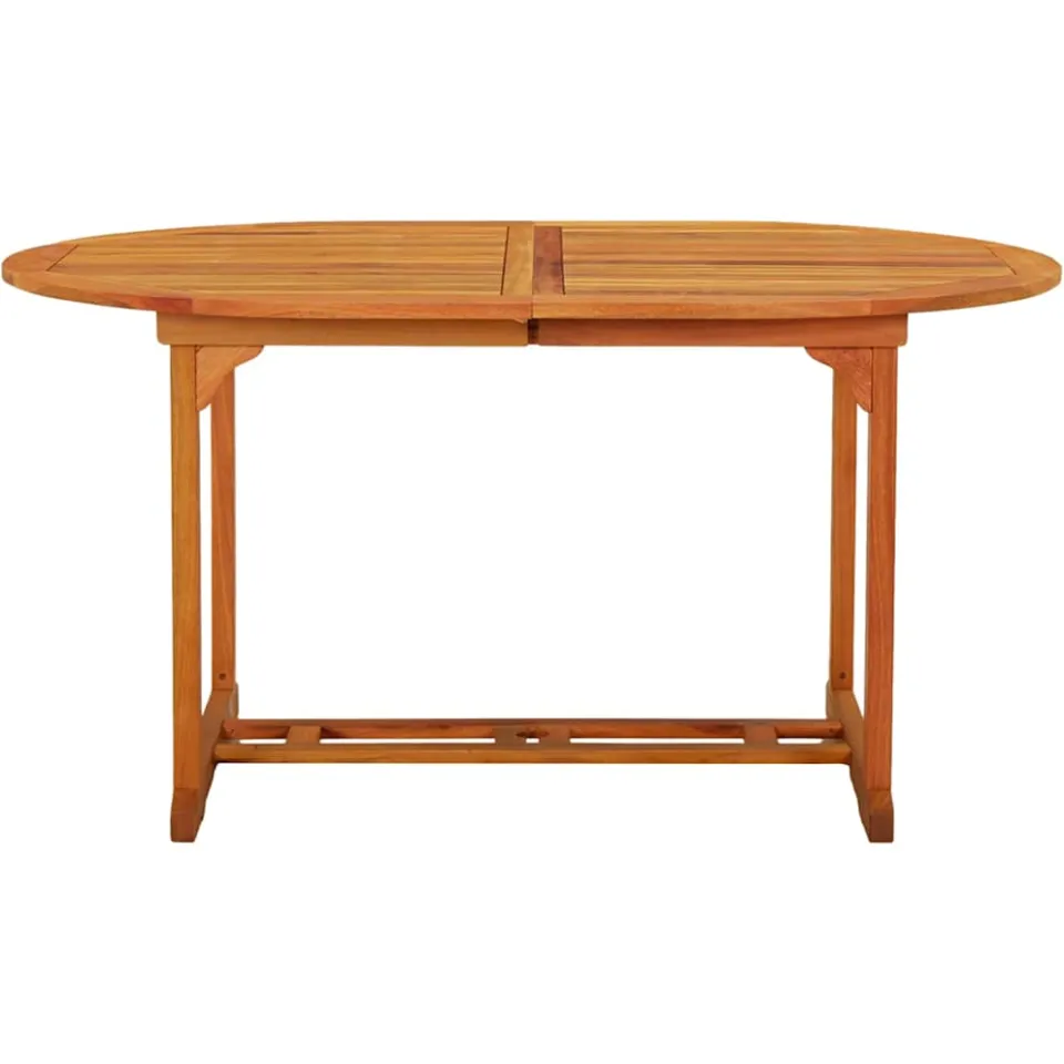 vidaXL Tuintafel 200x100x75 cm massief eucalyptushout bruin, foto 4