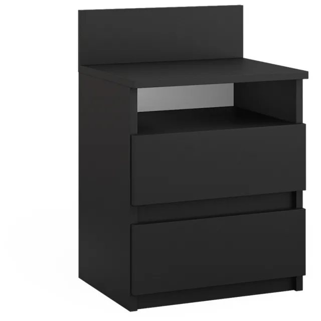 Vicco Monty Nachtkastje – 32.3 x 59.1 cm Zwart