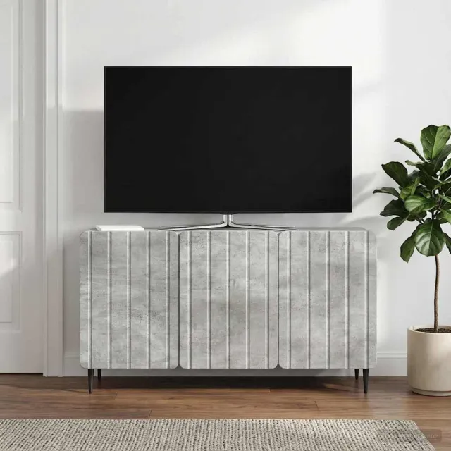 vidaXL TV-kast 99 x 34,5 x 52 cm Betongrijs Bewerkt hout grijs, foto 2