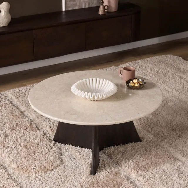 Starfurn Salontafel Milo - Bruin - 80x80x40 cm