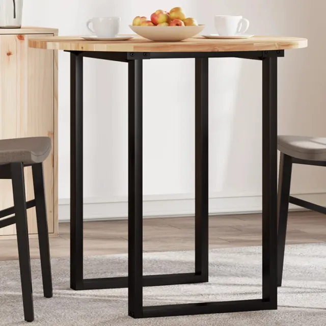 vidaXL Tafelblad rond Ø 80x2 cm massief acaciahout Bruin