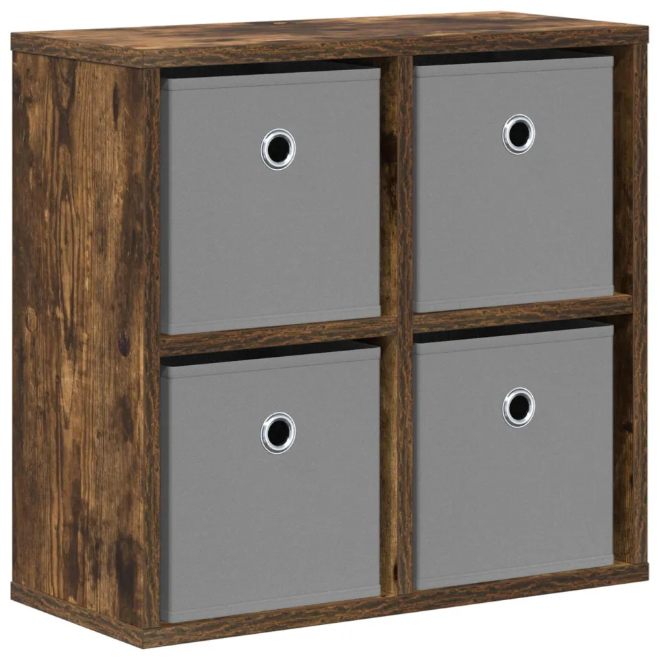 vidaXL Dressoir Gerookt eiken 49,5 x 22 x 47 cm, foto 3