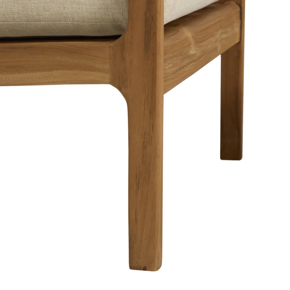 Studio LIVIT teak loungeset Brava naturel/ beige, foto 4