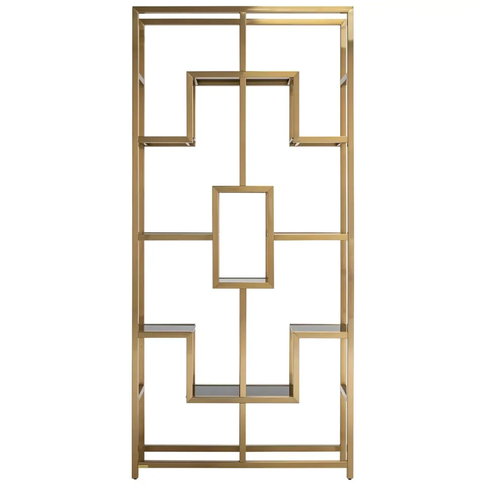Richmond Interiors wandkast Magnus brushed gold, foto 2