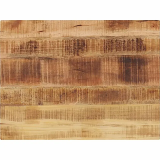 vidaXL Tafelblad rechthoekig 80x70x1,5 cm massief ruw mangohout Bruin