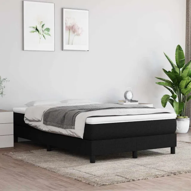 vidaXL Pocketveringmatras medium 120x200x20 cm stof blauw
