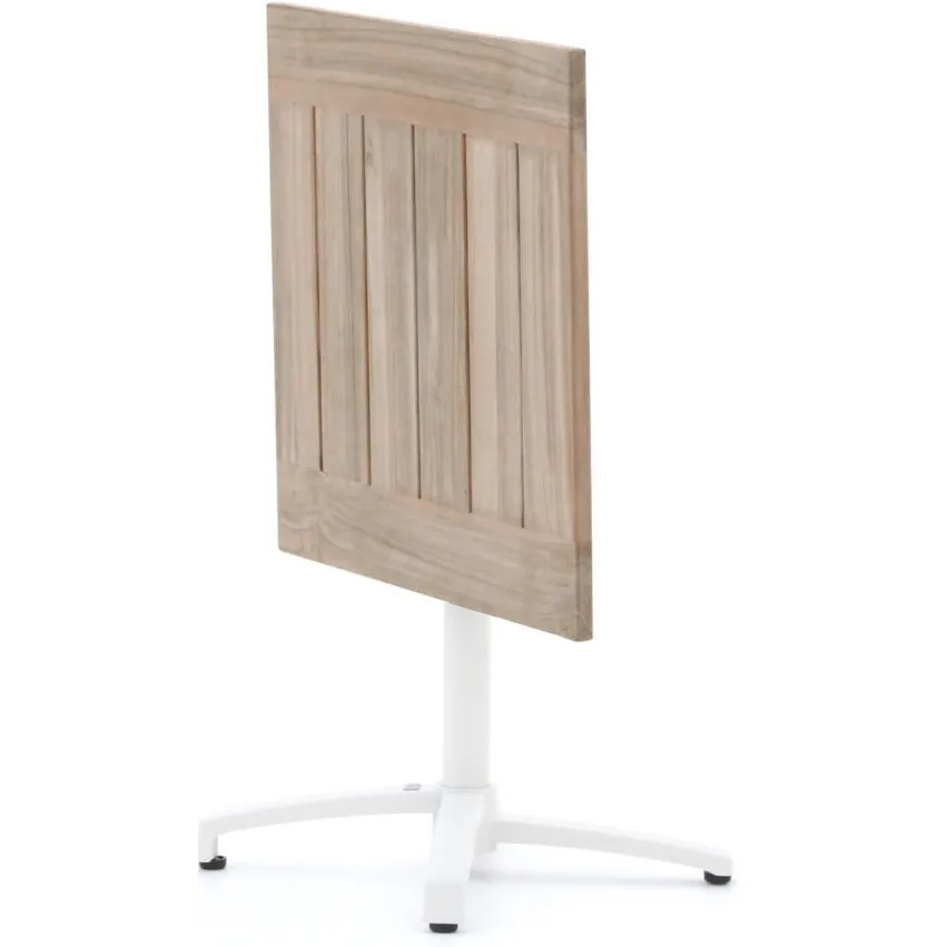 Bellagio tuinmeubelen Bellagio Canzo klaptafel 70x70x75cm wit, foto 5