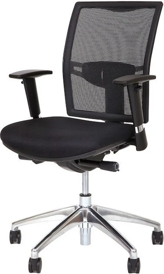 THORNS Bureaustoel model RHEA. Ergonomische bureaustoel. Zwart