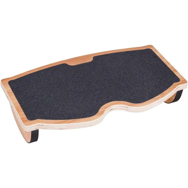 QEVA Voetensteun Bureau - Voetenbankje - Voetsteun - Bruin - 27cm x 12cm x 45cm