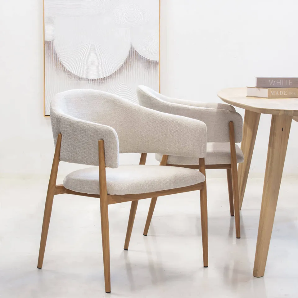 Giga Meubel Dénia eetkamerstoel beige, foto 4