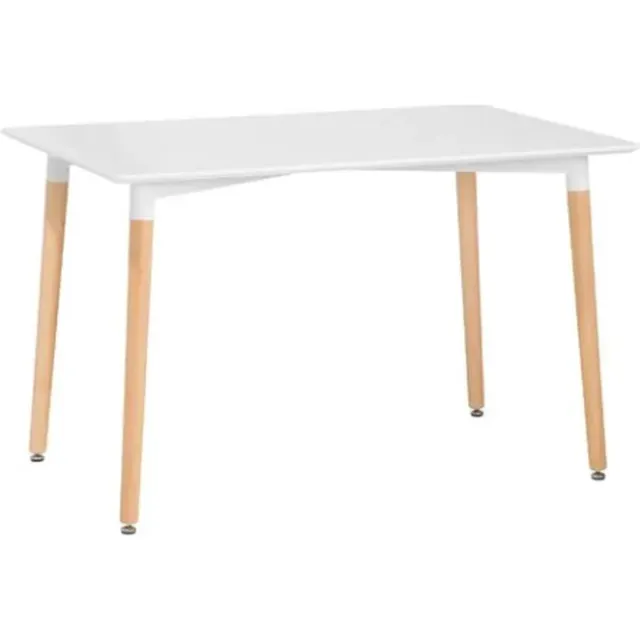Viking Choice Moderne tafel - 120x80 cm - wit -Scandinavisch design