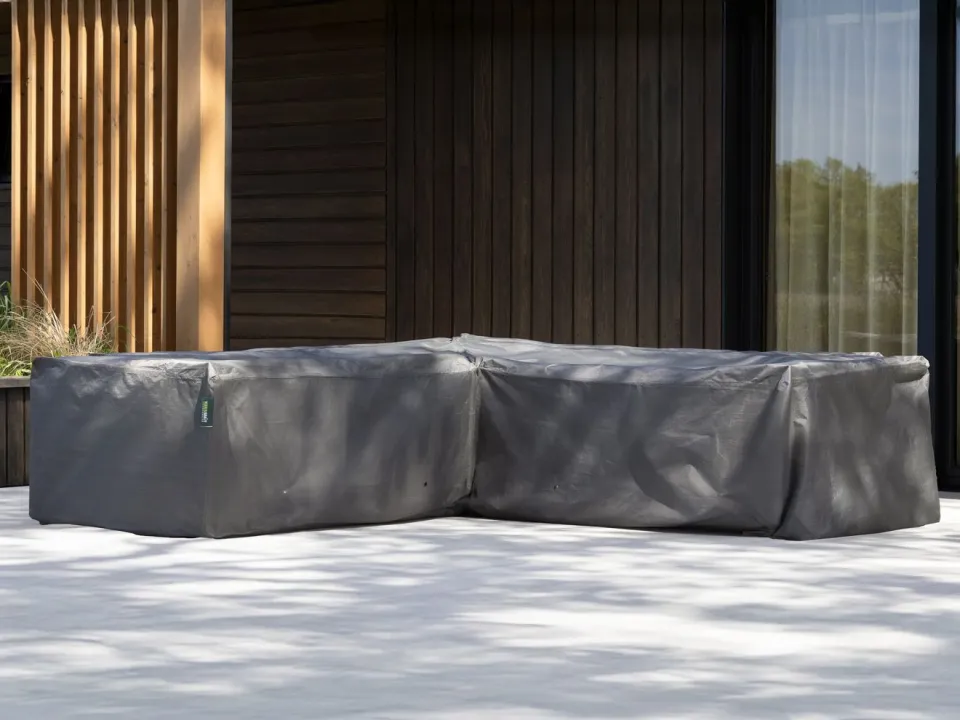Kees Smit Collectie Kees Smit Tuinmeubelhoes hoek loungeset 215x85/215x85x70cm grijs, foto 2