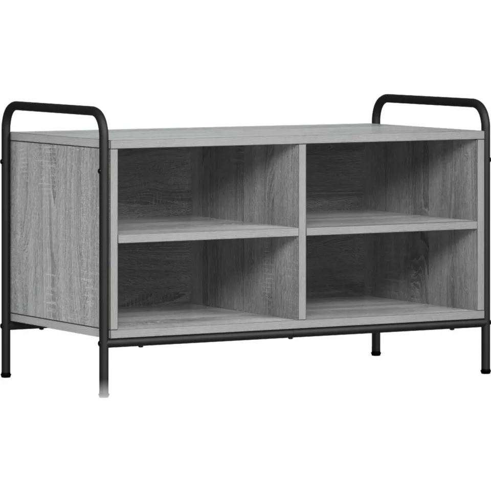 vidaXL Tv-meubel 140 x 39,5 x 50 cm Grijs Sonoma Bewerkt hout, foto 3
