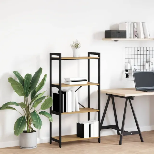 vidaXL Boekenkast 60 x 30 x 120 cm Bewerkt hout Artisan Eiken, foto 2