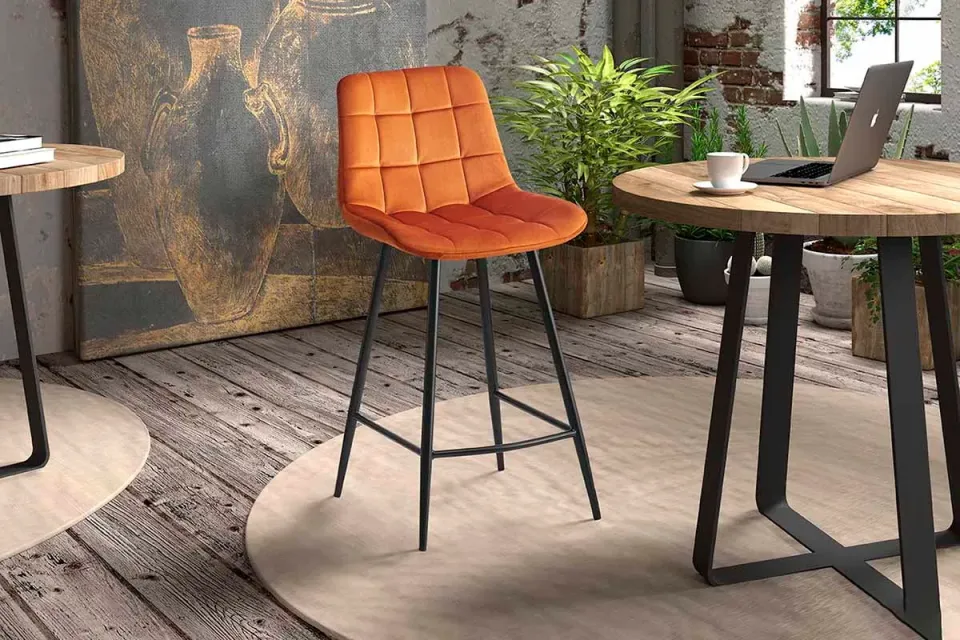Barkruk Alice oranje, foto 4