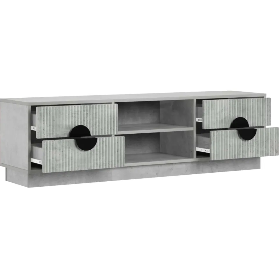 vidaXL Tv-meubel VENRAY 137,5 x 33 x 40 cm Betongrijs grijs, foto 2