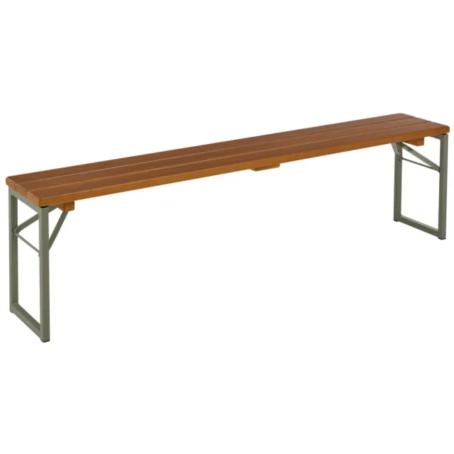 Vega Zitbank voor buiten Expose; 180x30x48 cm (BxDxH); zitting walnoot, frame antraciet
