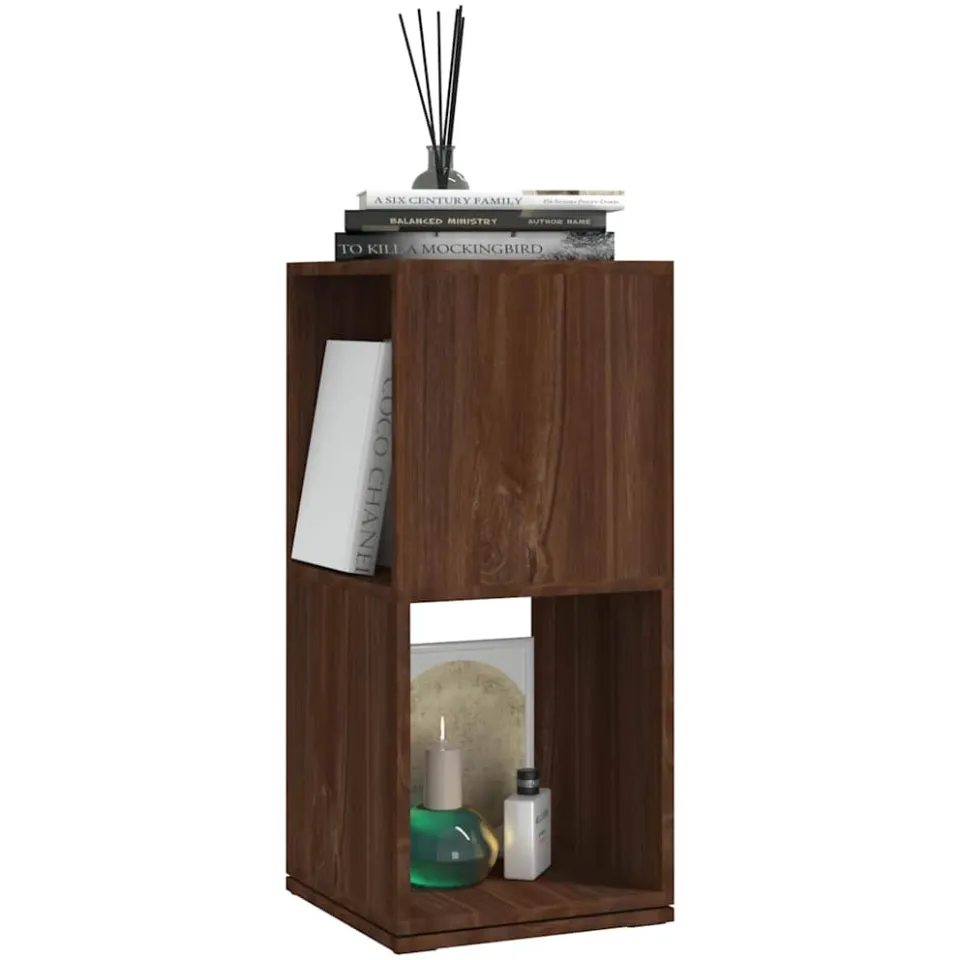 vidaXL Draaikast 34,5x34,5x75,5 cm spaanplaat bruin eikenkleur, foto 3