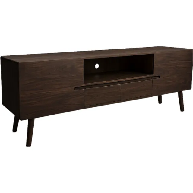 Tower Living Tv meubel Aura acaciahout 210 cm - Espresso Bruin