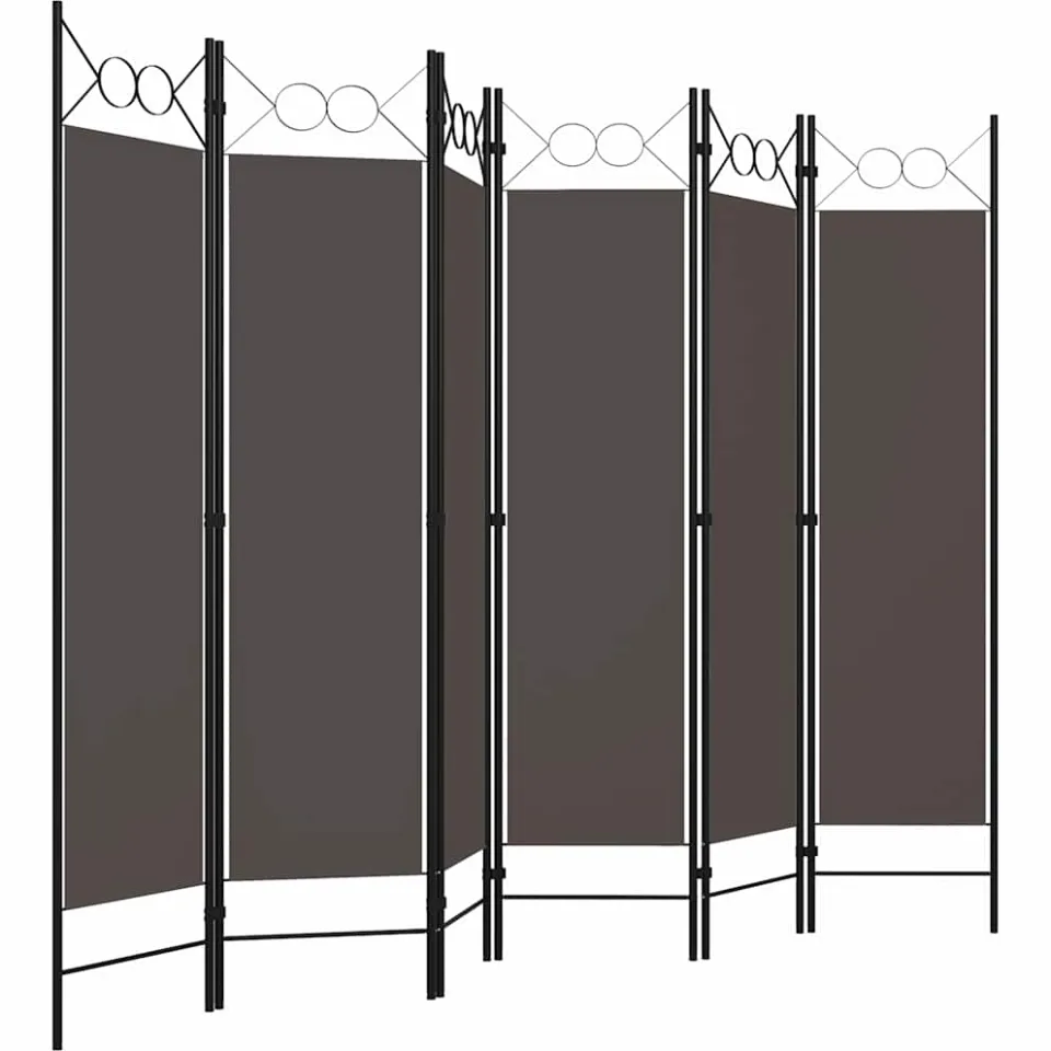 vidaXL Kamerscherm met 6 panelen 240x180 cm antraciet, foto 4