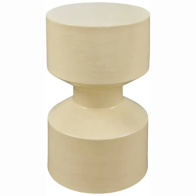 WOOOD Hidde bijzettafel creme yellow