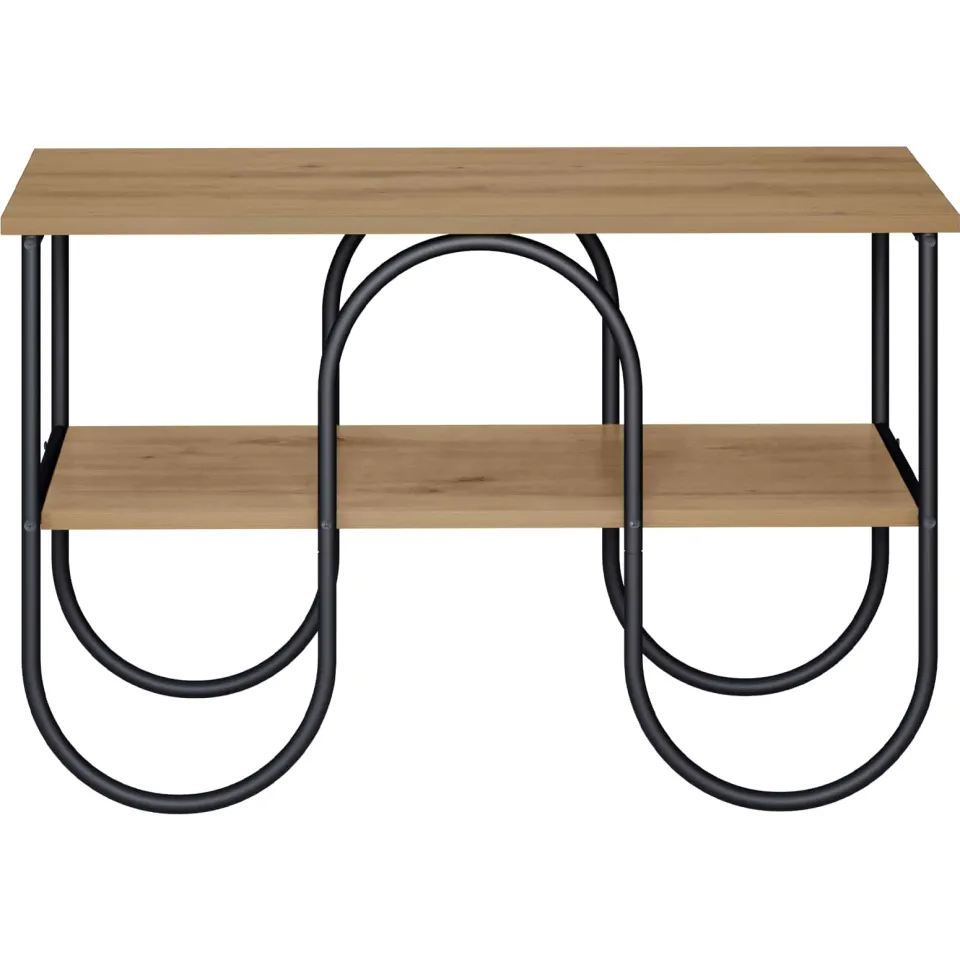 vidaXL TV-standaard 80 x 40 x 50 cm Artisanaal eiken Bewerkt hout Bruin