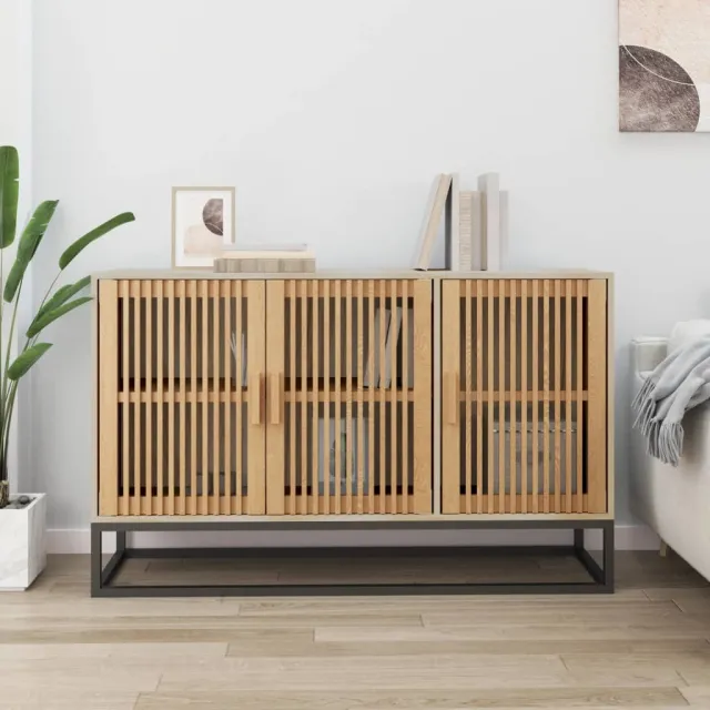 vidaXL Dressoir 105x30x65 cm bewerkt hout bruin, foto 2
