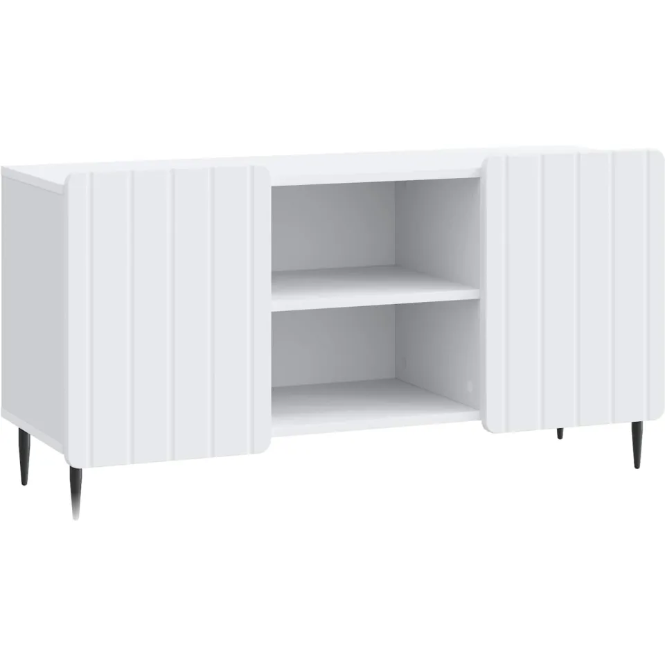 vidaXL TV-kast Wit 102 x 34,5 x 52 cm Bewerkt hout, foto 3