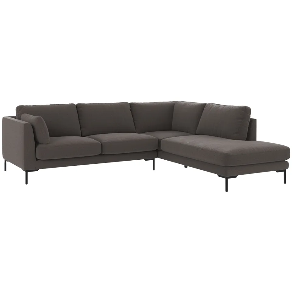 Rowico Home Corwin gestoffeerde hoekbank antraciet - rechts - 266 cm, foto 2