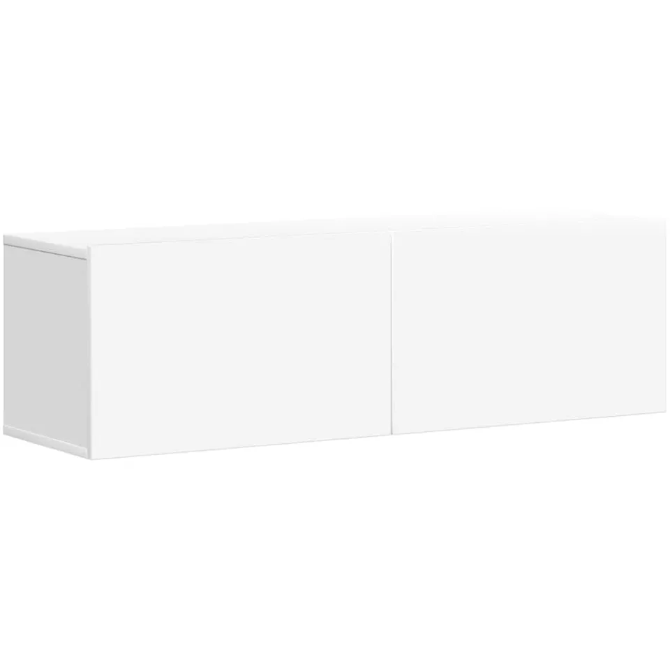 vidaXL 3-delige Tv-meubelset bewerkt hout wit