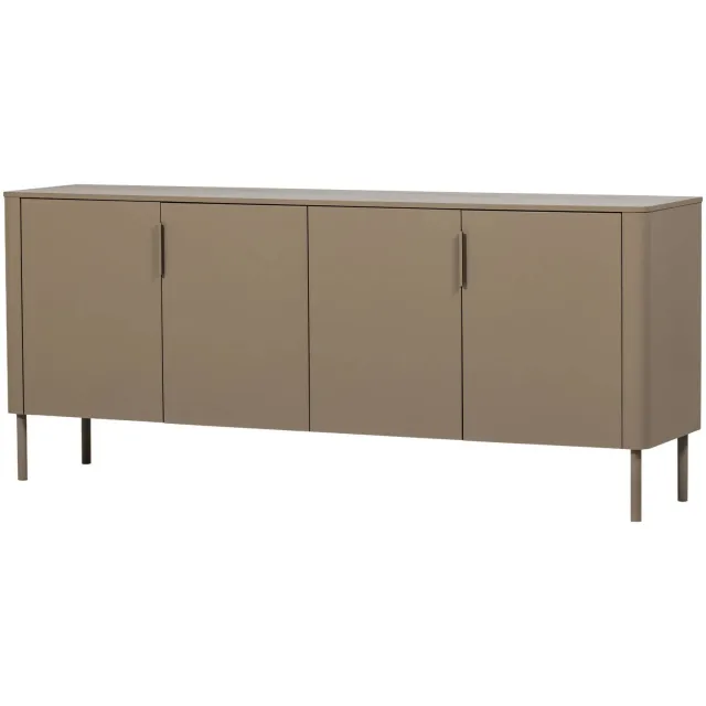 WOOOD Gunnar Dressoir 200 cm - Grenen - Mud - 85x201x44