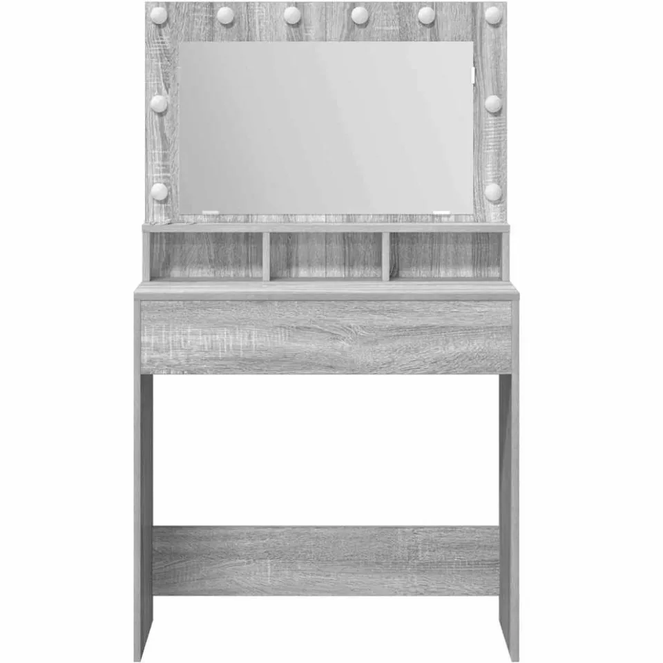 vidaXL Plafondtafel Grijs Sonoma 78,5 x 41 x 135 cm Bewerkt hout, foto 3