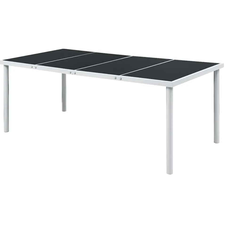 vidaXL 9-delige Tuinset staal zwart, foto 2