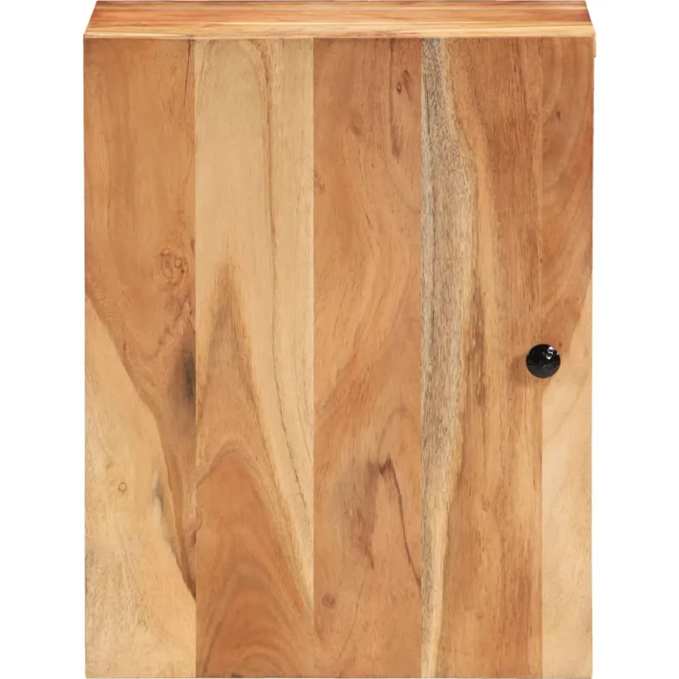 vidaXL Badkamerwandkast 38x33x48 cm massief acaciahout bruin, foto 4