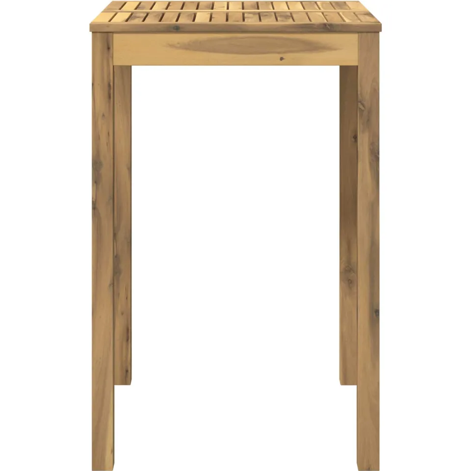 vidaXL Tuinbar Tafel LAREN Witgewassen 70 x 68,5 x 105 cm Bruin