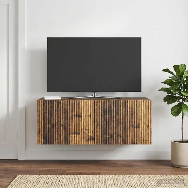 vidaXL Wandbeugel TV-kast 78,5 x 31 x 30 cm Oud hout Bewerkt hout bruin, foto 2
