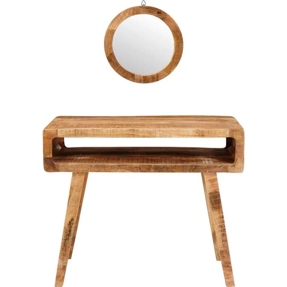 vidaXL Plafondtafel Bruin 90 x 76 x 45 cm Massief Mango Hout, foto 3