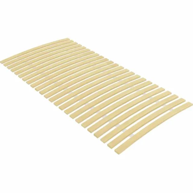 vidaXL Lattenbodem met 24 latten 100x200 cm Bruin