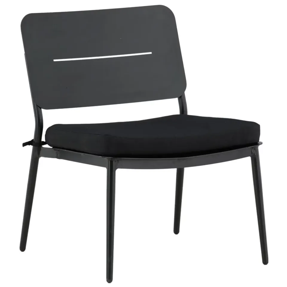 Nohr Adon loungestoel zwart