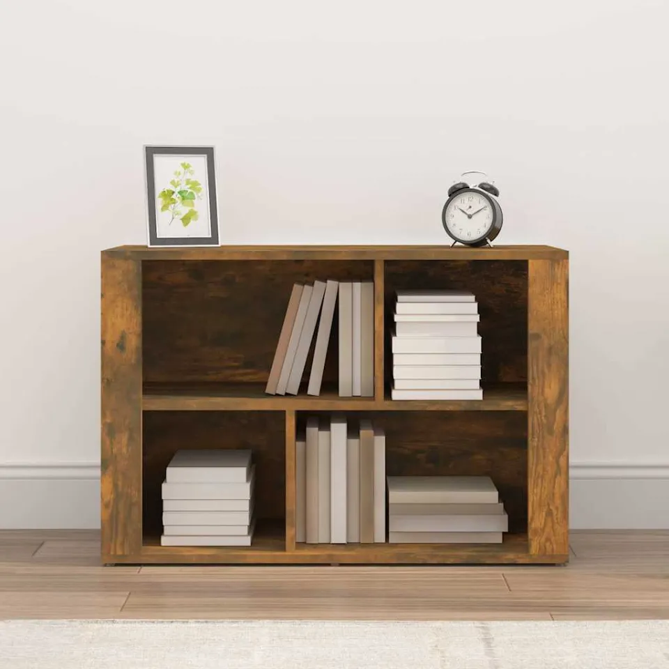 vidaXL Dressoir 80x30x54 cm bewerkt hout gerookt eikenkleurig, foto 3