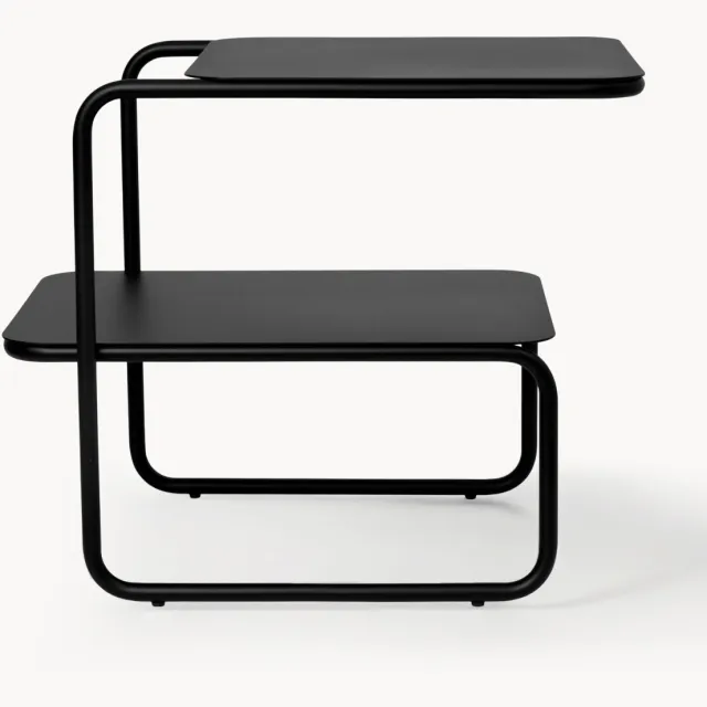 Ferm Living Bijzettafel Level met twee niveaus Zwart