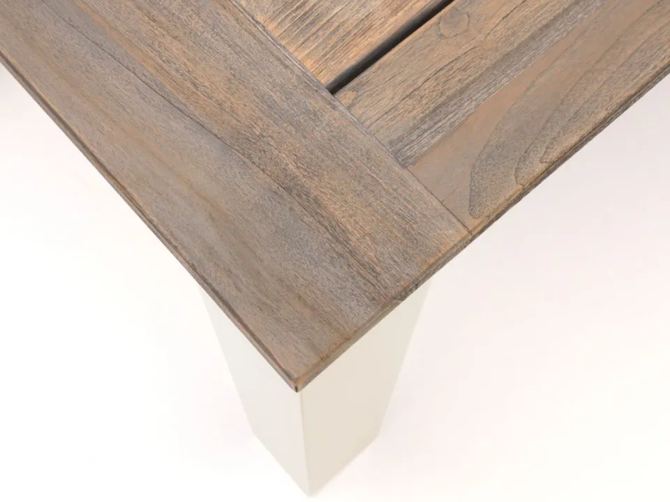ROUGH Furniture ROUGH-X dining tuintafel 180x100x76cm bruin, foto 4