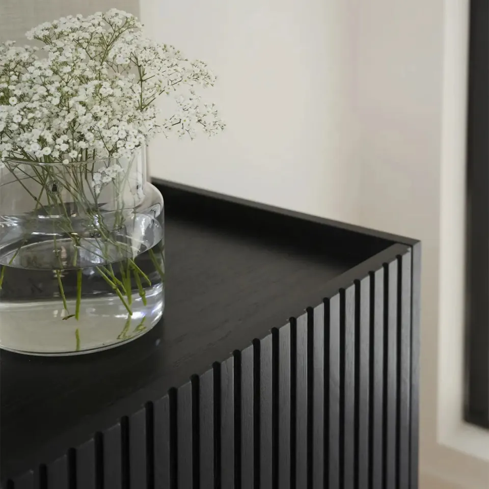 Rowico Home Halifax houten dressoir zwart - 160 x 40 cm, foto 5
