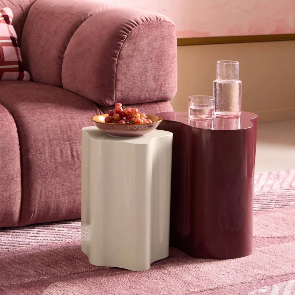 NOUS Living Bubble bijzettafel beige, foto 4