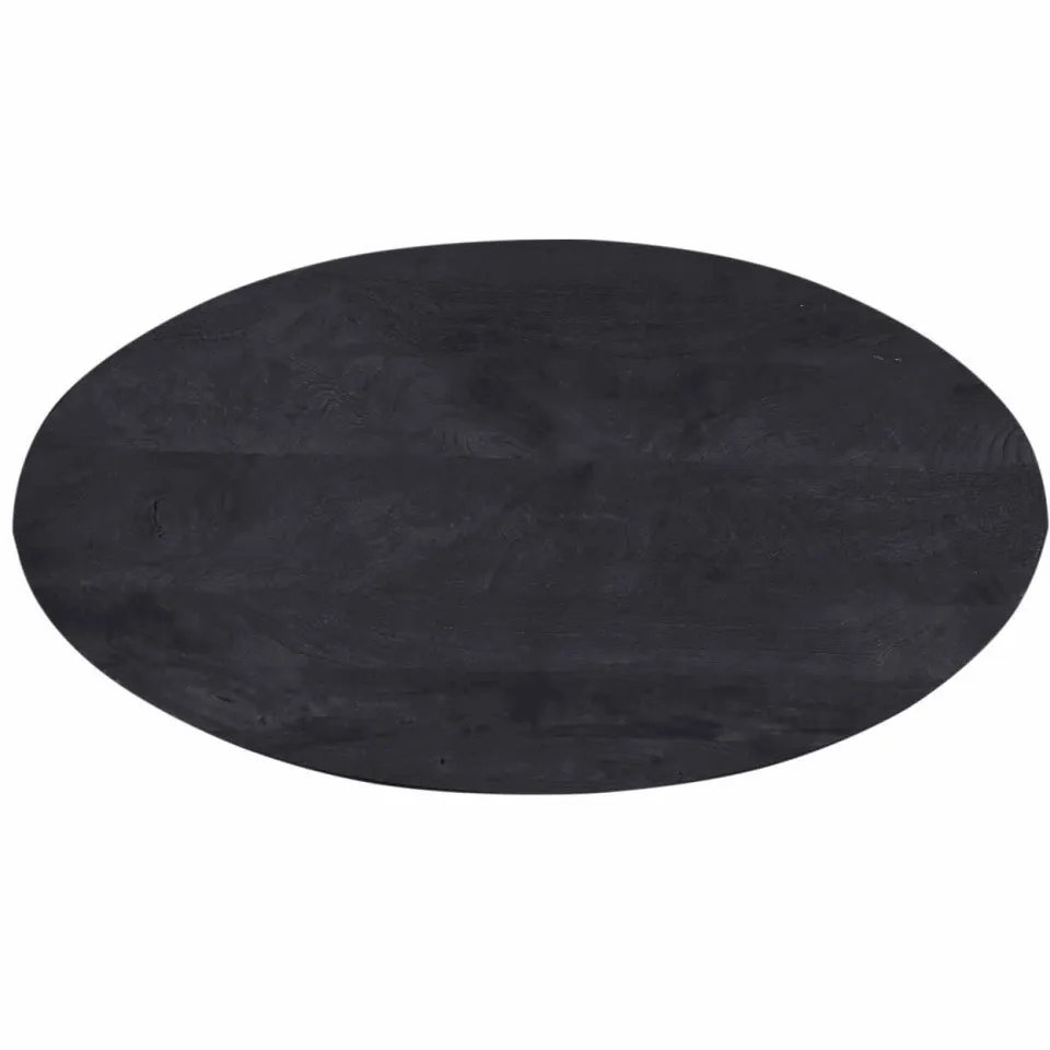 Giga Meubel Salontafel Mansour - Zwart Mangohout - 130x70x40cm, foto 3