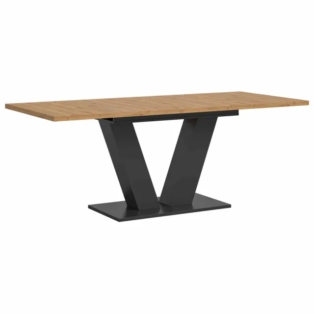 Furnilux Motion uitschuifbare eettafel Artisan NB grijs NB - 90x150x76cm