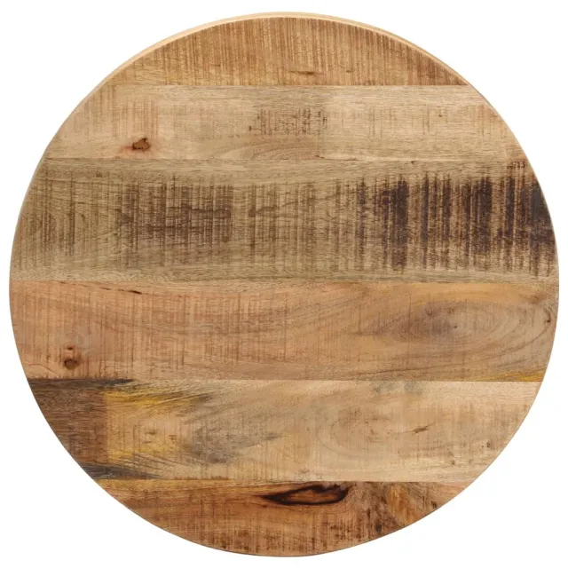 vidaXL Tafelblad rond Ø 40x3,8 cm massief ruw mangohout Bruin