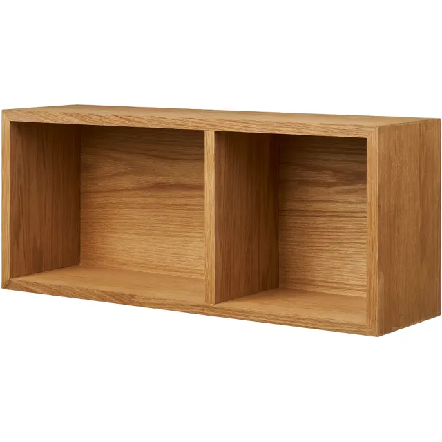 Artichok August eikenhouten wandplank naturel - 71 x 30 cm Bruin